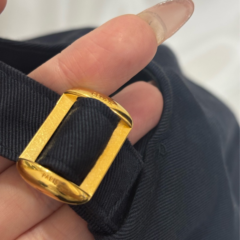 Celine 棒球帽 深藍色 凱旋門logo-5