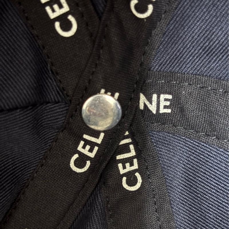 Celine 棒球帽 深藍色 凱旋門logo-6