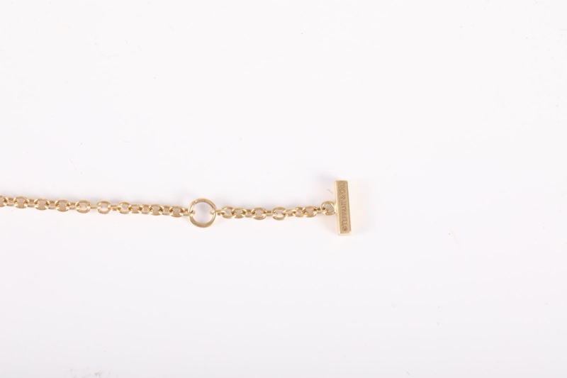 TIFFANY&CO(蒂芙尼) Tiffany T微笑手鏈 18K黃金 S-M碼 黃金 T 微笑手鏈-3