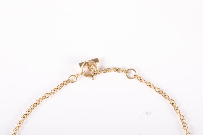 TIFFANY&CO(蒂芙尼) Tiffany T微笑手鏈 18K黃金 S-M碼 黃金 T 微笑手鏈-4