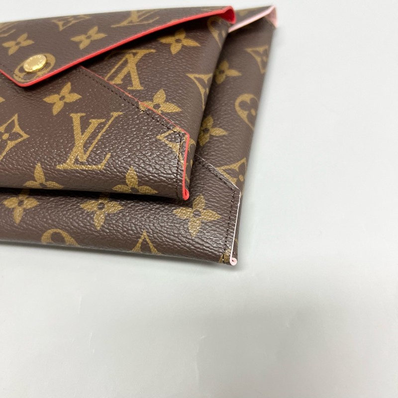 LV路易威登 Kirigami老花三合一套娃信封包 卡包 20年-3
