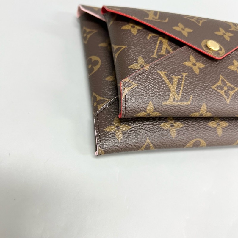 LV路易威登 Kirigami老花三合一套娃信封包 卡包 20年-4
