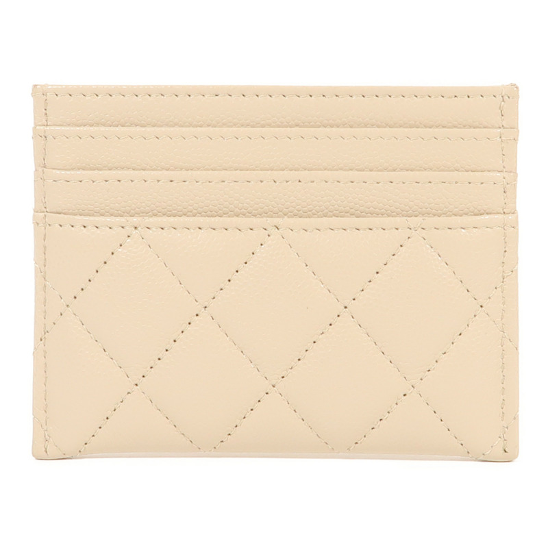 CHANEL 牛皮皮革Card Case金扣卡片套-1