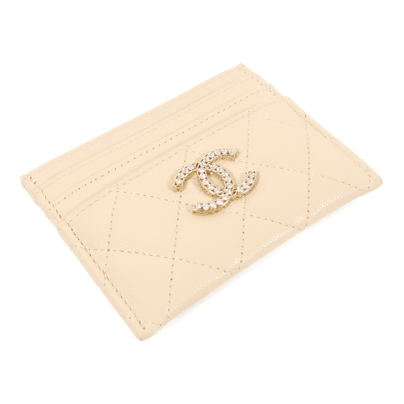 CHANEL 牛皮皮革Card Case金扣卡片套-2