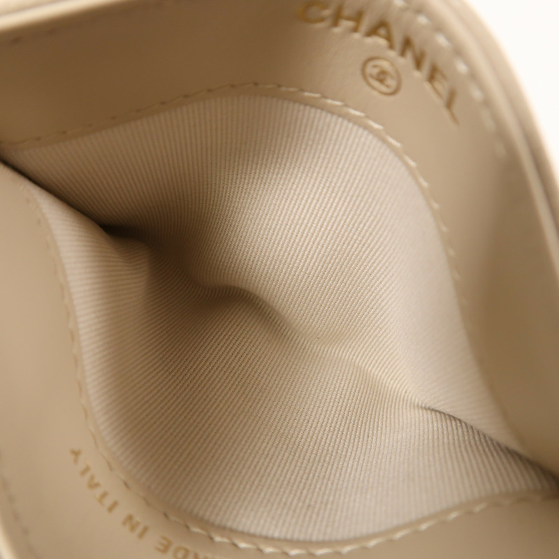 CHANEL 牛皮皮革Card Case金扣卡片套-4