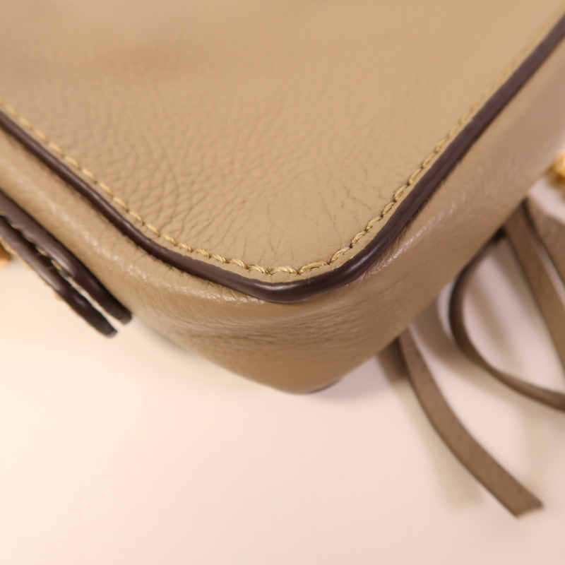 SEE BY CHLOE 牛皮皮革/麂皮皮革Shoulder Bag金扣肩背袋-14