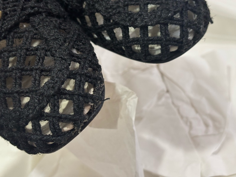 Chanel 編織樂福鞋 黑色原價4萬以上-1