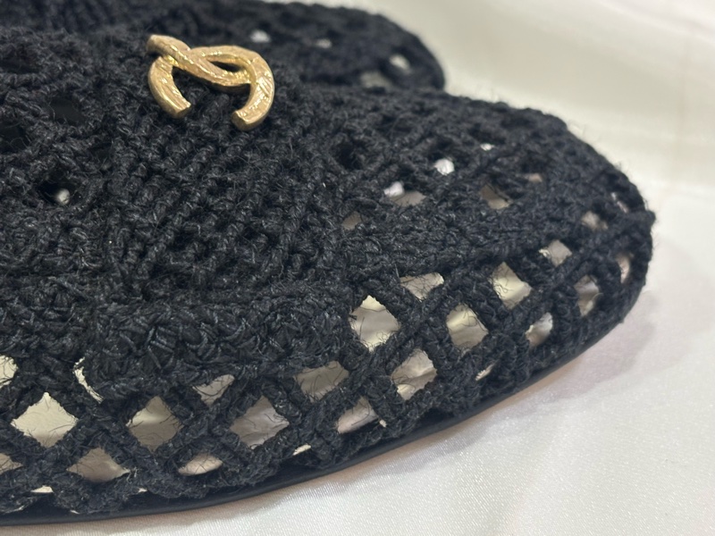 Chanel 編織樂福鞋 黑色原價4萬以上-6