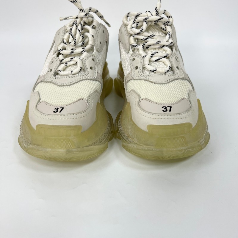 Balenciaga巴黎世家白色老爹鞋，37碼 有塵袋 備用鞋帶-3