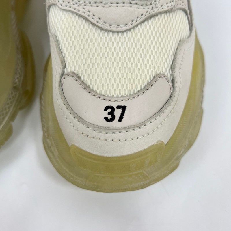 Balenciaga巴黎世家白色老爹鞋，37碼 有塵袋 備用鞋帶-8