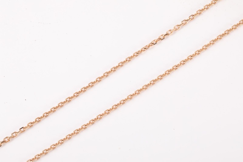 VAN CLEEF&ARPELS(梵克雅寶) Vintage Alhambra 中號單花項鏈 新扣 18K玫瑰金/灰貝母 項鏈 玫瑰金-3