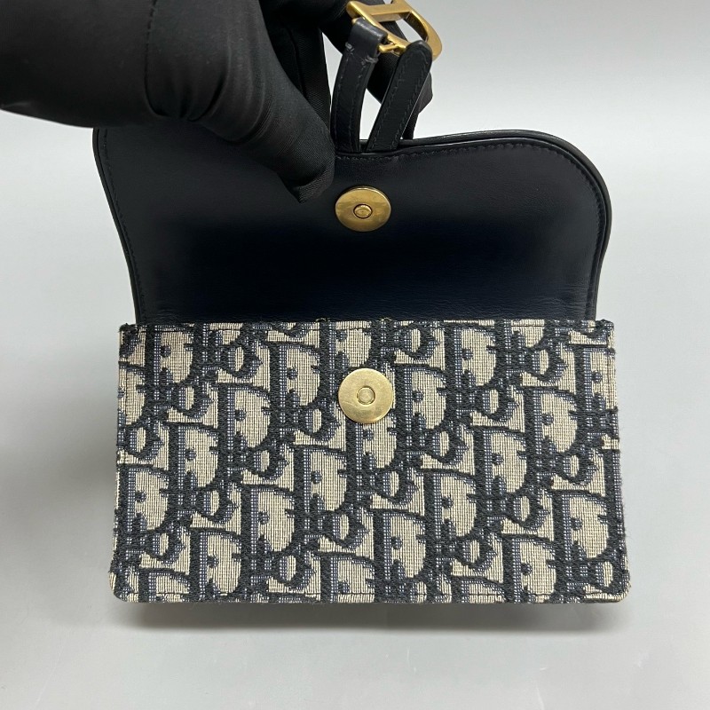 Dior/迪奧 saddle老花馬鞍腰包 胸包-6