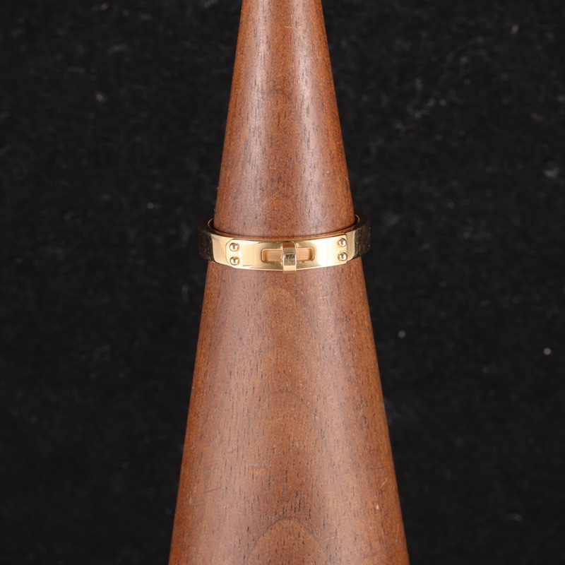 HERMES(愛馬仕)  18K黃金 黃金 kelly 戒指 18K-0