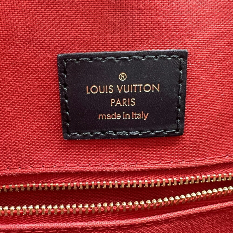 LOUIS VUITTON Monogram Reverse On the Go MM M45321 棕色托特包/手提包 男女通用-12