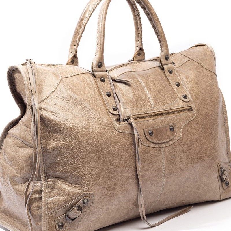 二手 6成新 Balenciaga Weekender Beige Bag-1