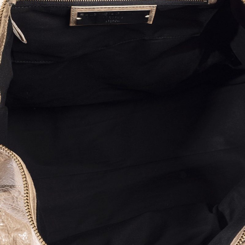 二手 6成新 Balenciaga Weekender Beige Bag-4