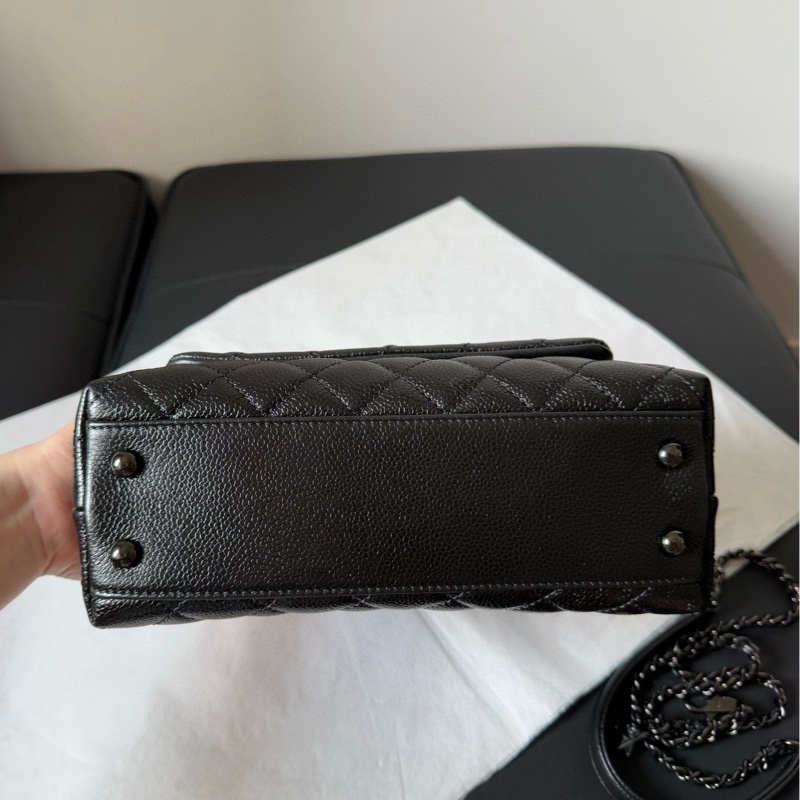 Chanel 香奈儿 coco handle small so black-12