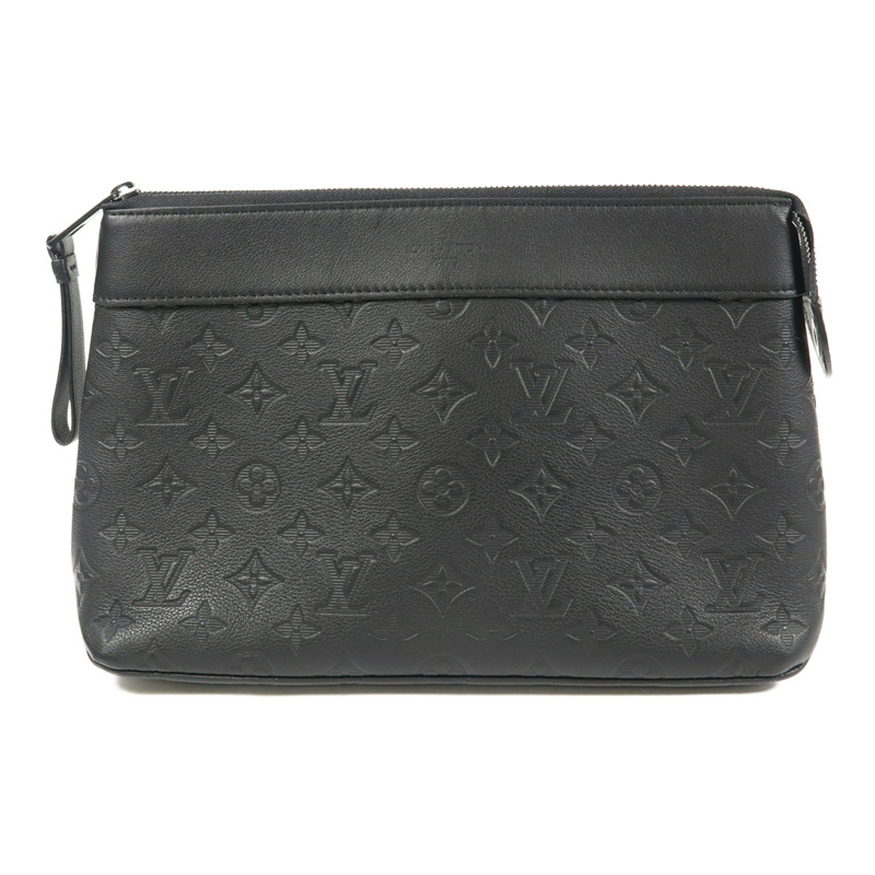 LOUIS VUITTON Monogram Shadow Pochette Voyage Souple手拿包-0