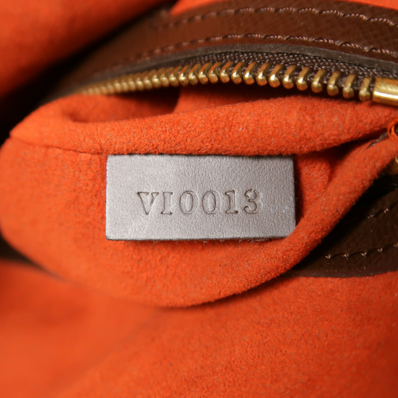LOUIS VUITTON Damier Brera金扣手挽袋-5