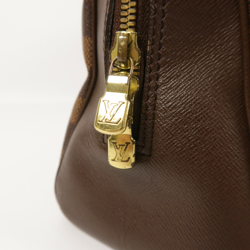 LOUIS VUITTON Damier Brera金扣手挽袋-6