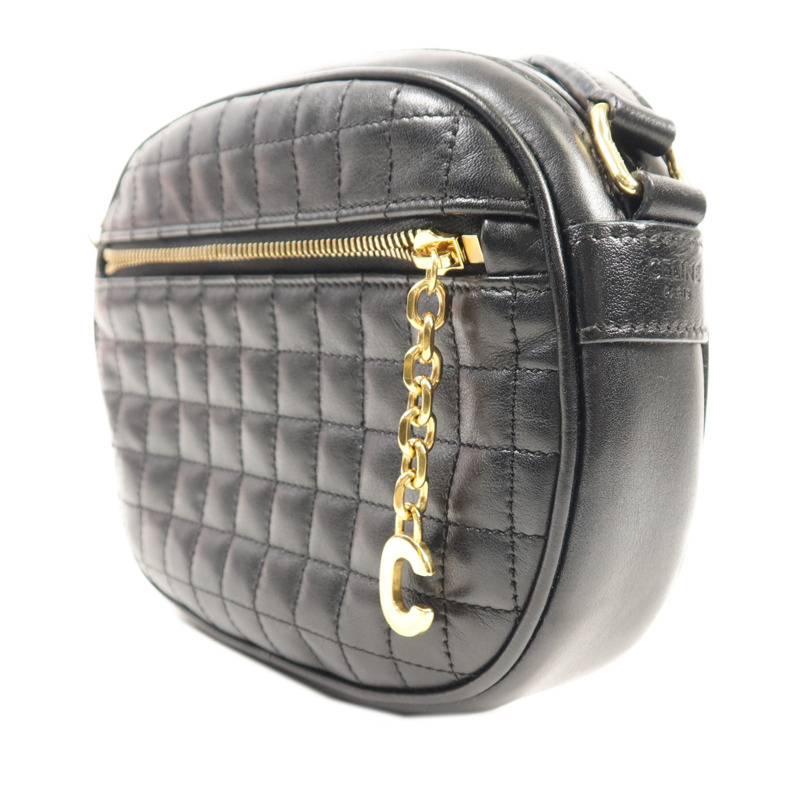 CELINE 牛皮皮革Shoulder Bag金扣肩背袋-2