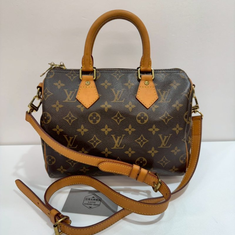 LV SPEEDY 25 斜背包/側背包/手提包 M41113 85成新-0