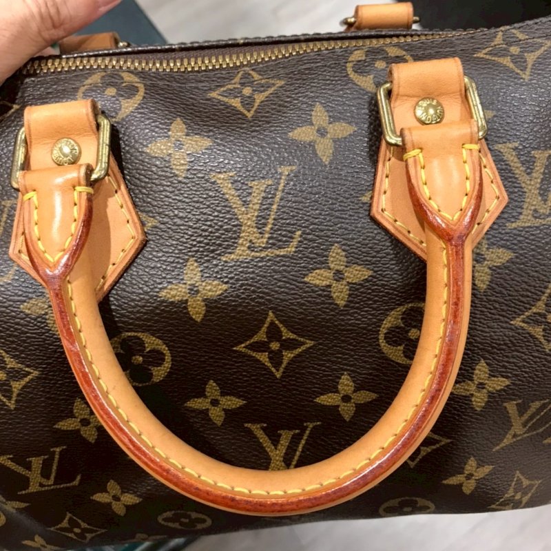 LV SPEEDY 25 斜背包/側背包/手提包 M41113 85成新-20