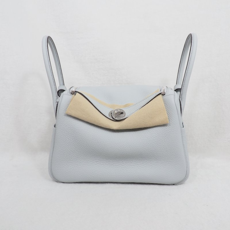 全新 Hermes Lindy 26 聖杯藍銀扣-2