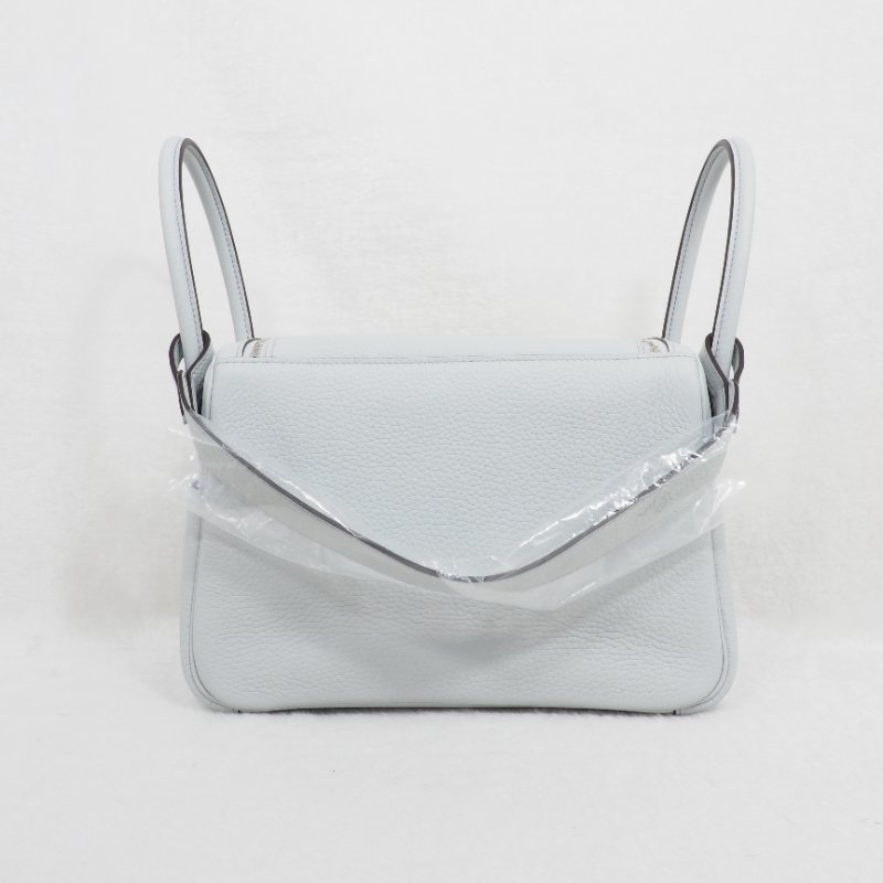 全新 Hermes Lindy 26 聖杯藍銀扣-3