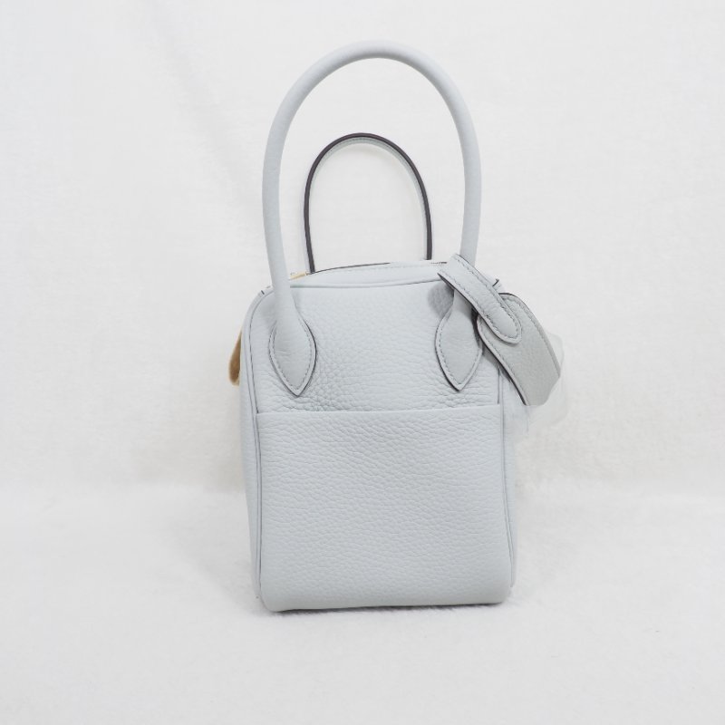 全新 Hermes Lindy 26 聖杯藍銀扣-4