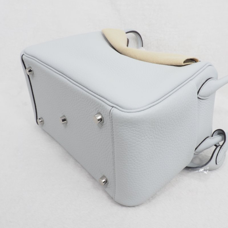 全新 Hermes Lindy 26 聖杯藍銀扣-6