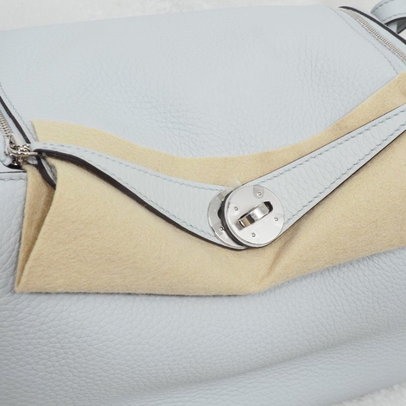 全新 Hermes Lindy 26 聖杯藍銀扣-8