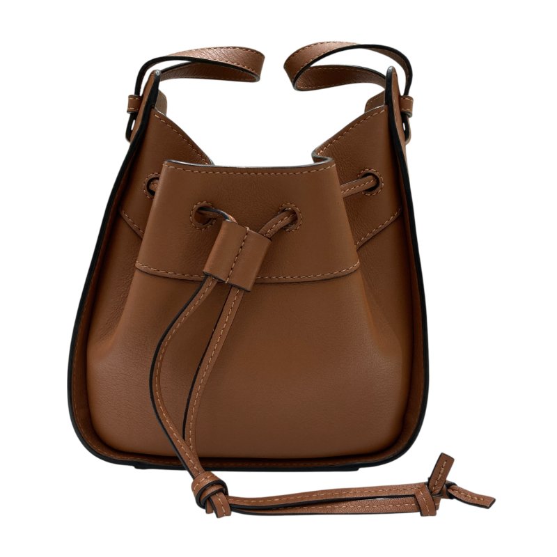 LOEWE 羅威 HAMMOCK MINI 皮革 吊床包 棕色-2