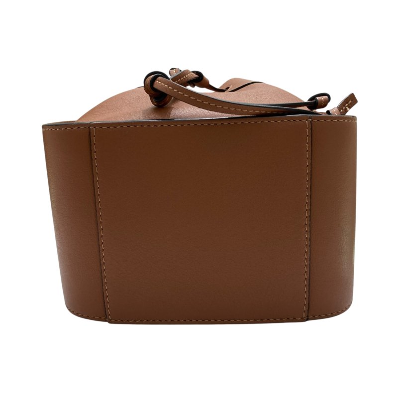 LOEWE 羅威 HAMMOCK MINI 皮革 吊床包 棕色-5