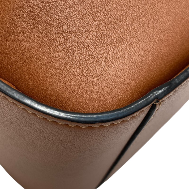 LOEWE 羅威 HAMMOCK MINI 皮革 吊床包 棕色-9