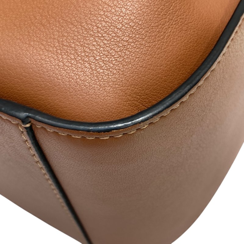 LOEWE 羅威 HAMMOCK MINI 皮革 吊床包 棕色-10