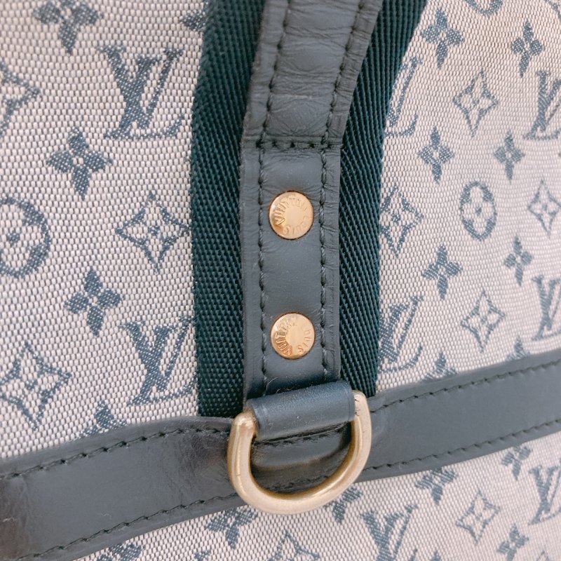 MS0294 路易威登 大號 中古 老花 帆布 醫生包 灰色 Louis Vuitton GM Josephine Monogram Canvas Grey x GHW-11