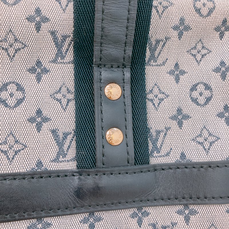MS0294 路易威登 大號 中古 老花 帆布 醫生包 灰色 Louis Vuitton GM Josephine Monogram Canvas Grey x GHW-12