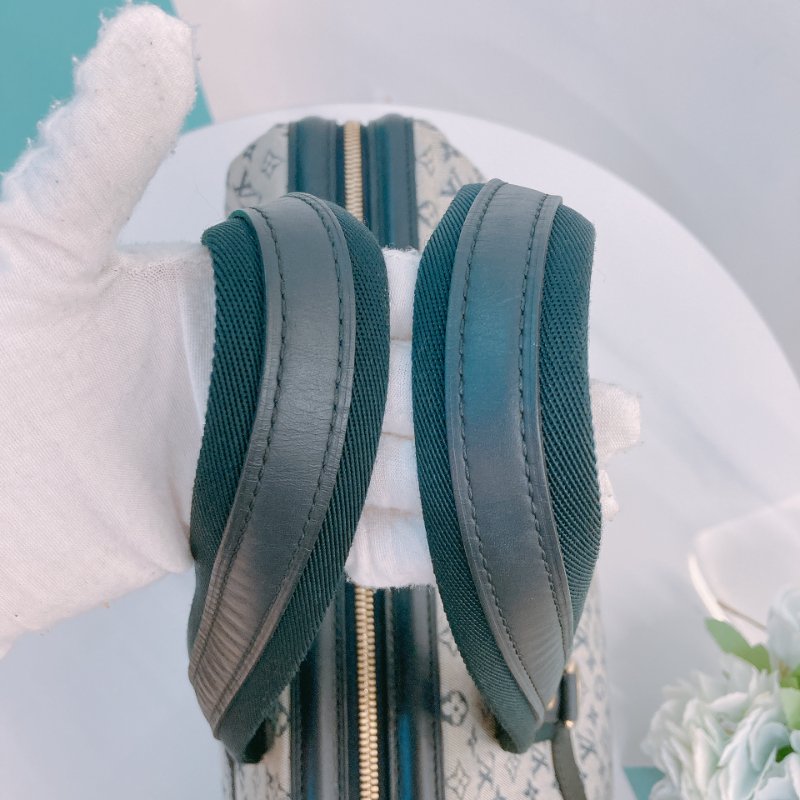 MS0294 路易威登 大號 中古 老花 帆布 醫生包 灰色 Louis Vuitton GM Josephine Monogram Canvas Grey x GHW-13