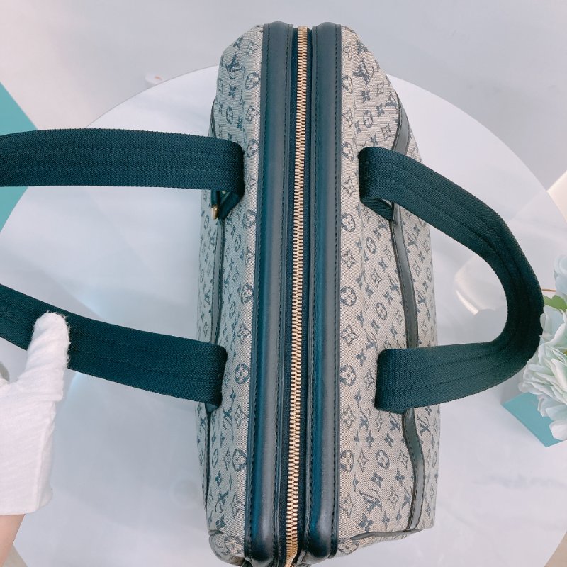MS0294 路易威登 大號 中古 老花 帆布 醫生包 灰色 Louis Vuitton GM Josephine Monogram Canvas Grey x GHW-17