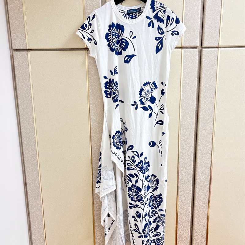 27）Ralph Lauren 正品棉質綁帶長洋 XS-M可穿 9成新-0