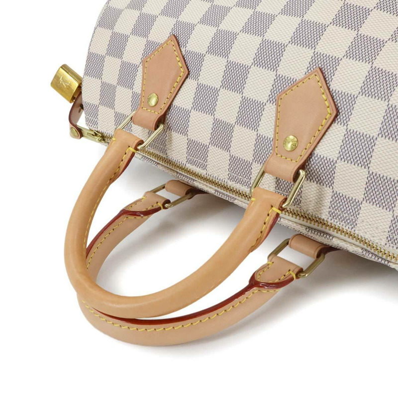 Louis Vuitton Damier Azur Speedy 25 手提包 N41371 白金金屬配件-5