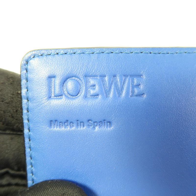 LOEWE 牛皮皮革Long Wallet金扣長錢包-5