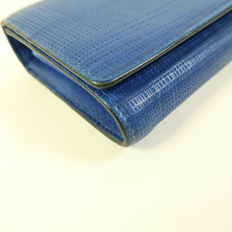 LOEWE 牛皮皮革Long Wallet金扣長錢包-10