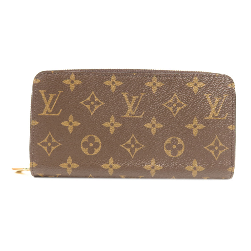 LOUIS VUITTON Monogram Zipper Long Wallet金扣長錢包-0