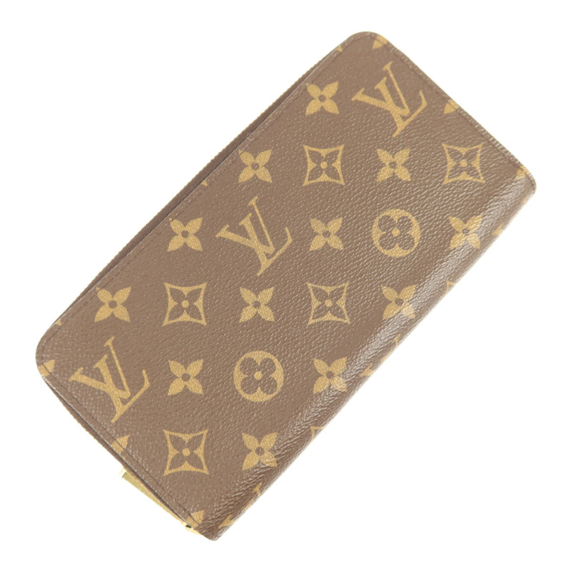 LOUIS VUITTON Monogram Zipper Long Wallet金扣長錢包-2