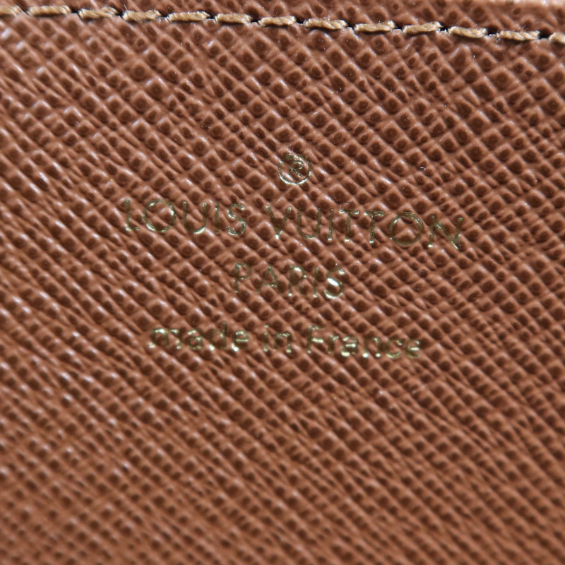 LOUIS VUITTON Monogram Zipper Long Wallet金扣長錢包-5