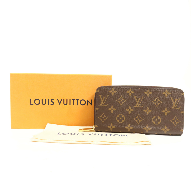 LOUIS VUITTON Monogram Zipper Long Wallet金扣長錢包-6