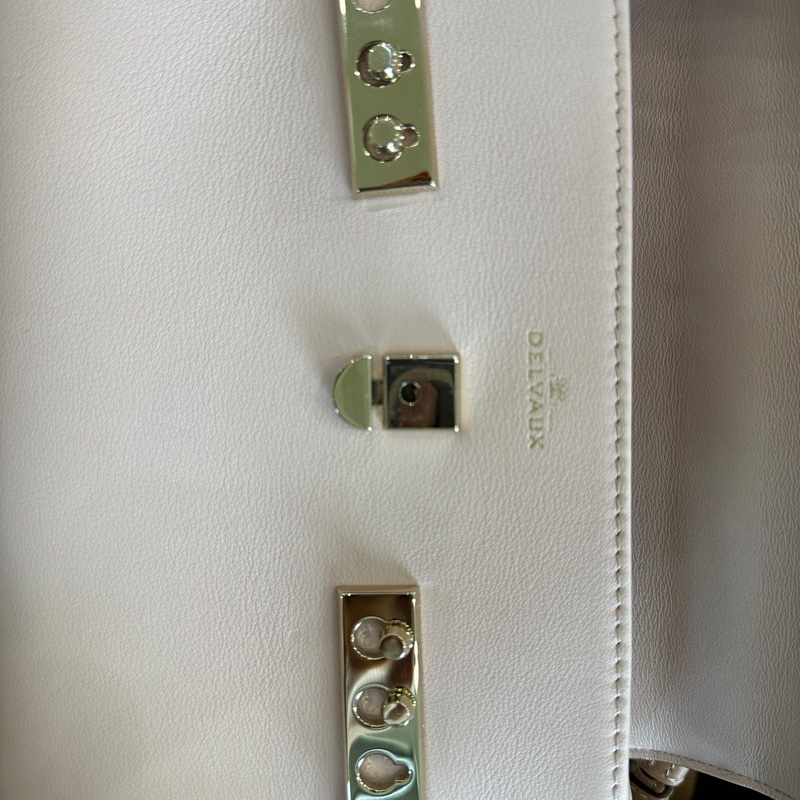 Delvaux 德爾沃 tempete mini 粉色拼色 小號 底長約20~-20