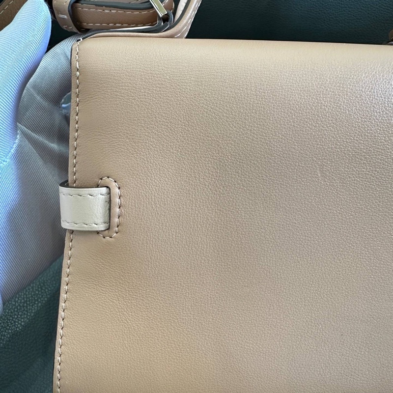 Delvaux 德爾沃 tempete mini 粉色拼色 小號 底長約20~-23